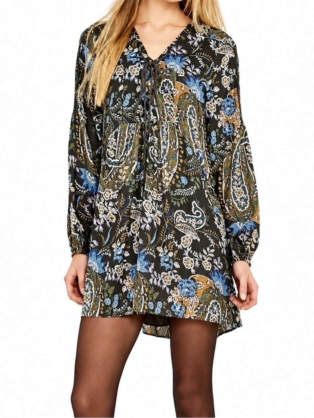 Free People Rain or Shine tunic mini dress, small
